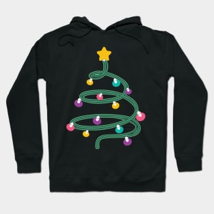 Christmas light christmas tree Hoodie